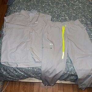 Figs Light Gray Technical Collection Top